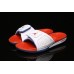 Unisex Air Jordan Hydro III Retro White Red Blue Sandals